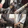 The GR Tower flintlock that appears to be a mix of both original and new parts