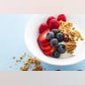 Greek yogurt with high-fiber cereal