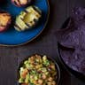 Grilled Avocado and Peach Salsa