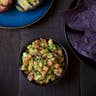 Grilled Avocado and Peach Salsa