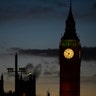 The sun sets behind the Houses of Parliament after an attack on Westminster Bridge in London, Britain March 22, 2017