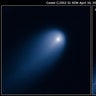 Comet ISON April Hubble photos