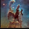  Eagle Nebula's 'Pillars of Creation,' 1995 original and 2015 high-def images