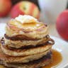 Greek Yogurt Peach Pancakes