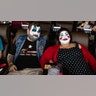 Friends attend the "It" screening in their best clown attire. 
<a href="http://www.hlkfotos.com/" target="_blank">Click here for more from this photographer.</a>
