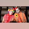 Friends attend the "It" screening in their best clown attire.
<a href="http://www.hlkfotos.com/" target="_blank">Click here for more from this photographer.</a>
