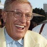 In this Aug. 25, 1992 file photo, Jerry Van Dyke, left, and his brother, Dick, laugh during a party in Los Angeles. Manager said Saturday, Jan. 6, 2018, that Jerry Van Dyke, 'Coach' star and younger brother of comedian Dick Van Dyke, has died in Arkansas at 86.  Manager, John Castonia, said Van Dyke died Friday at his ranch in Hot Spring County. His wife, Shirley Ann Jones, was by his side.