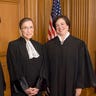 Elena Kagan with fellow justices Sonia Sotomayor and Ruth Bader Ginsburg