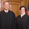 Chief Justice John Roberts and Justice Elena Kagan