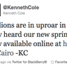 Kenneth Cole Twitter
