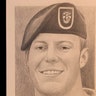 A drawing of Staff Sgt Kevin McEnroe
