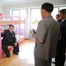 North Korean leader Kim Jong-Un visits the remodeled Mangyongdae children's camp