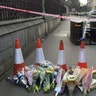 Floral tributes in London, on March 23, 2017.