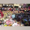 Passions were strong among residents who came to the center of the city to lay flowers 