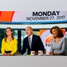 Matt Lauer on the set of NBC's 