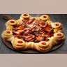 Meat Pie Stuffed Crust Pizza