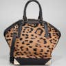 Alexander Wang Emile Leopard-Print Calf Hair Satchel $1,100