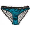 MIMI HOLLIDAY BY DAMARIS Bisou Bisou Azure lace and stretch-silk satin briefs