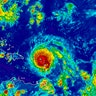 Hurricane Irma, a potentially catastrophic category 5 hurricane, sits just east of Puerto Rico, Wednesday morning