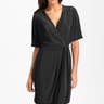 Eliza J Surplice Jersey Faux Wrap Dress