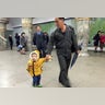 Metro in Pyongyang, North Korea on April 14