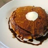 Oatmeal Pancakes with Guiness Syrup