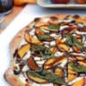 Ricotta Pizza with Peaches