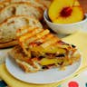 Bacon, Cheese and Peach Panini