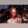 Couture all over her face