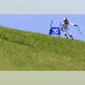 Grass slope