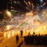 Fireworks in Ankara