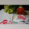 Celery-Stamped Valentines