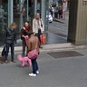 Pink Dog Photobomb