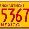 New Mexico Zia Sun Yellow Plate (1912-2012)
