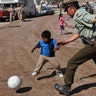 Police and Children Play