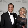 Moore and his wife Kristina Tholstrup arrive at the 2015 Princess Grace Awards gala in Monaco, September 5, 2015