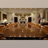 The Roosevelt Room of the White House is seen after a renovation in Washington