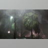 Rain and wind arrive in Melbourne, Florida