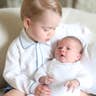 Admiring His Little Sister