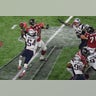 Atlanta Falcons quarterback Matt Ryan (2) fumbles as he is hit by New England Patriots middle linebacker Dont'a Hightower (54)