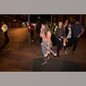 Concertgoers react after fleeing the Manchester Arena in northern England where Ariana Grande had been performing. 