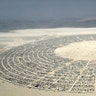 Black Rock City, a gathering of approximately 70,000 people at the Burning Man arts and music festival is seen in Nevada, September 1