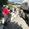 In preparation of Hurricane Irma, residents of Boca Raton line up for propane in Boca Raton, Florida, Wednesday