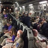 U.S. Air Force transport plane carries doctors to provide assistance to those impacted by Hurricane Irma in Orlando, Florida, Sunday