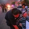 Victims Evacuated from Flames