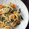 Creamy Pasta with Roasted Squash and Kale