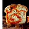 Crusty Sriracha Cheddar Pepper Jack Swirl Bread