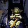 Yoda gets comfy