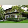 The facade of Hemingway's house