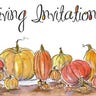 I is for invitations. Let people know you are throwing this year’s thankful celebration with an invitation. You can easily pick some up at the store or buy pretty card stock to create your own. For the technology savvy people in your family send an e-vite or Facebook invite.